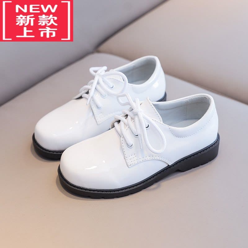 可莉允儿童皮鞋新款软底学院英伦风男童学生鞋防滑中大童礼服主持演出鞋运动休闲鞋图片
