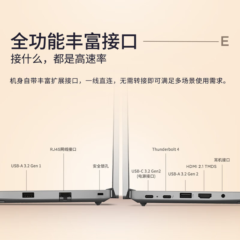 联想ThinkPad E14笔记本电脑Ultra5-125H/32G/1TB SSD/14英寸/2.2K/W11/银色