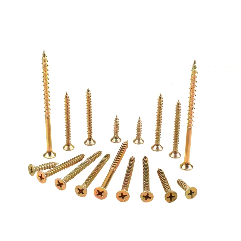 自攻螺丝钉平头十字螺钉螺旋钉子沉头板钉铁钉木工工具装修装饰