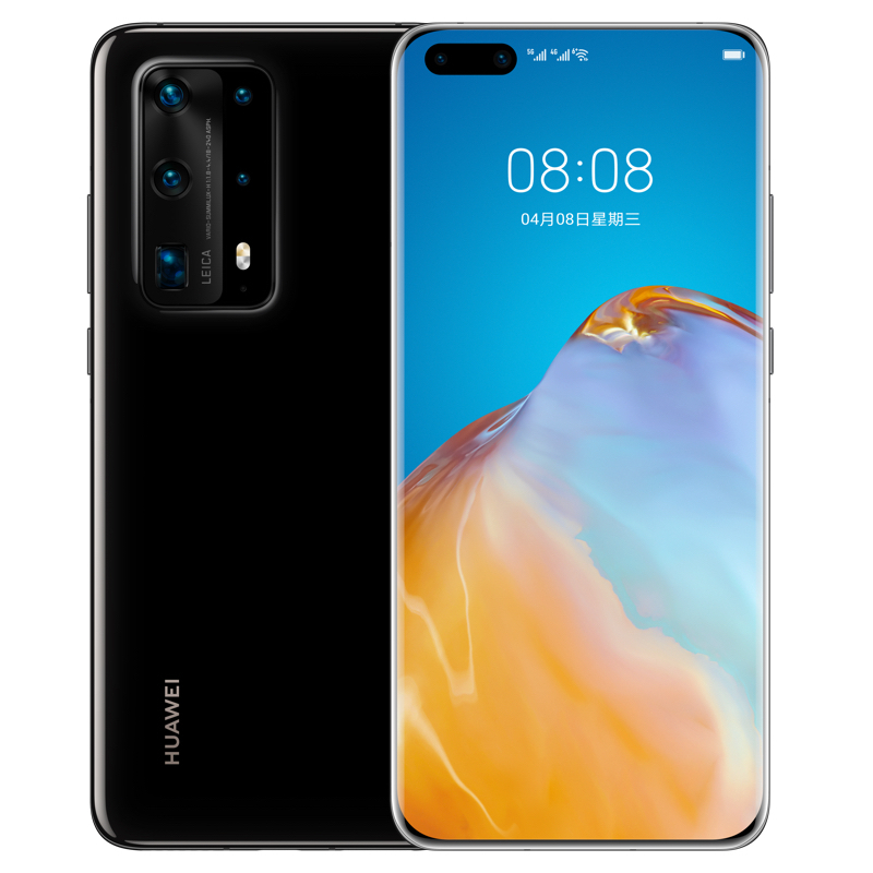 华为/HUAWEI P40 Pro+ 8GB+512GB 陶瓷黑 麒麟990 5G SoC芯片超感知 徕卡五摄 四曲满溢屏 移动电信联通5G全网通手机