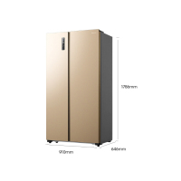 海信（Hisense）BCD-519WTVBP 519升 对开门冰箱 变频风冷无霜 纤薄机身