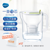 碧然德(BRITA)过滤净水器 家用滤水壶 净水壶 设计师系列一壶1芯+去水垢专家12芯——总计1壶13芯