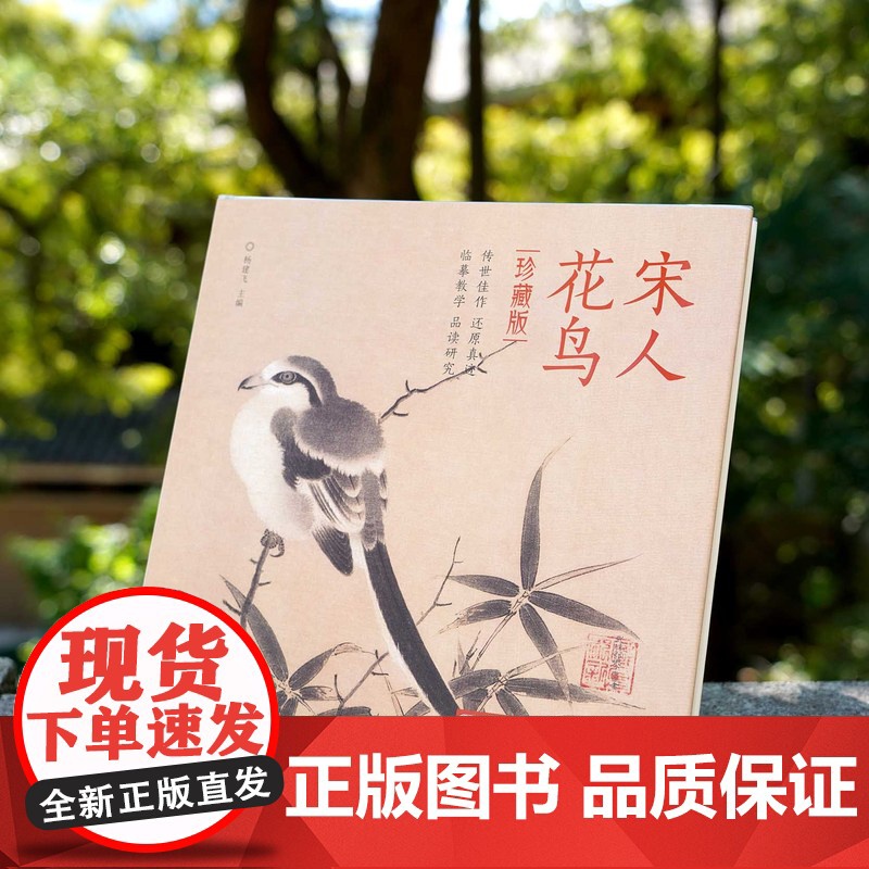 珍藏版 宋人花鸟+山水+人物 宋代经典作品画册作品集 高清临摹范本高清大图