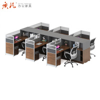质凡办公家具 屏风办公桌组合 职员桌 简约现代员工工位