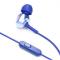 索尼(SONY) MDR-EX255AP入耳式立体声手机通话耳机线控带麦 3.5毫米L型插头有线耳机 EX255AP蓝色