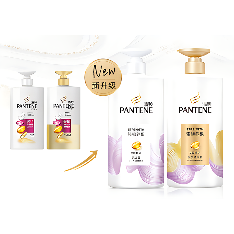 潘婷(PANTENE)强韧养根润发洗发露针对脆弱易断秀发洗发水洁净洗发乳液留香男女 洗发水400ml*1瓶高清大图