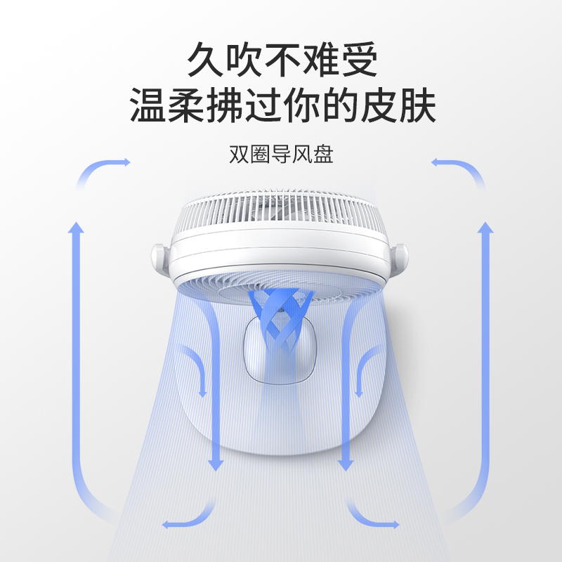 先锋(SINGFUN)蒲扇电风扇家用智能静音遥控空气循环扇定时9叶蝉翼风扇 DP1802