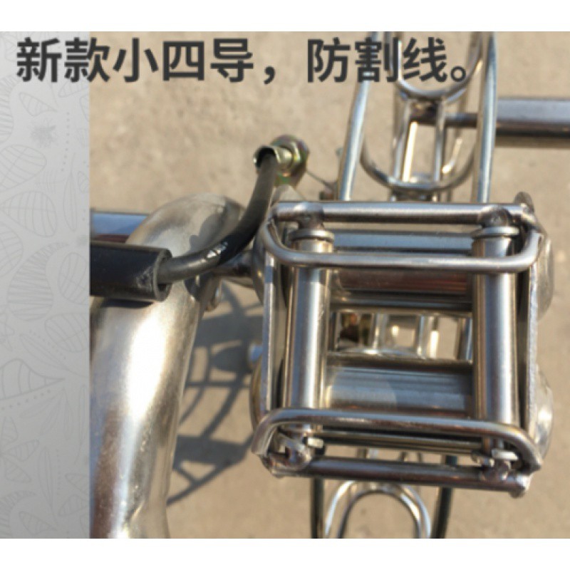 2019年新款潍坊不锈钢风筝静音带刹车线轮高档大轴承线盘创意 三维工匠 24带刹车四导1.72kg