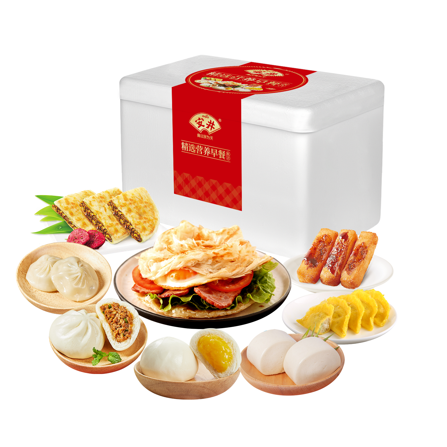 安井营养早餐系列阖家团圆礼盒 阖家团圆礼盒高清大图