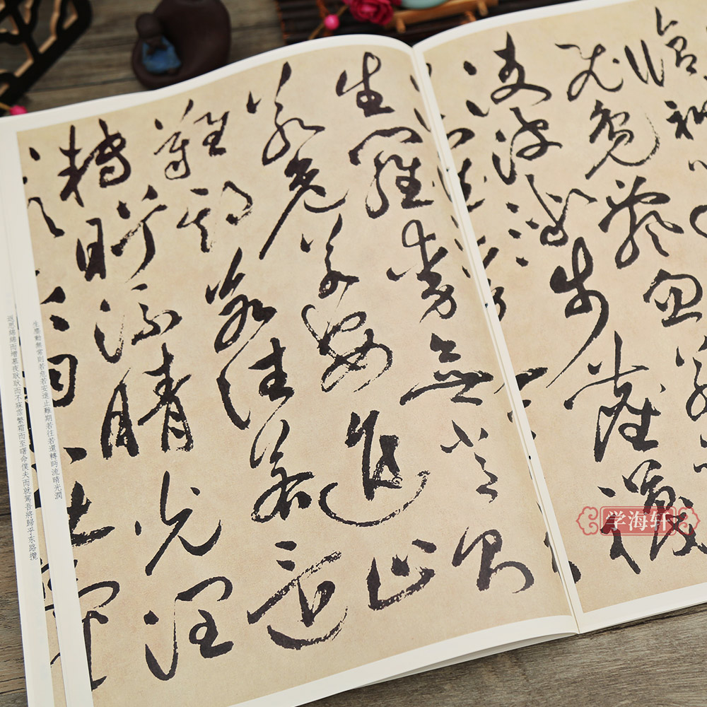 [正版]祝允明书洛神赋彩色放大本中国著名碑帖繁体旁注孙宝文祝枝山草书毛笔字帖书法临摹练古帖墨迹籍 上海辞书出版社学海轩高清大图