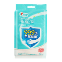 心相印杀菌湿巾单片装10片*3包