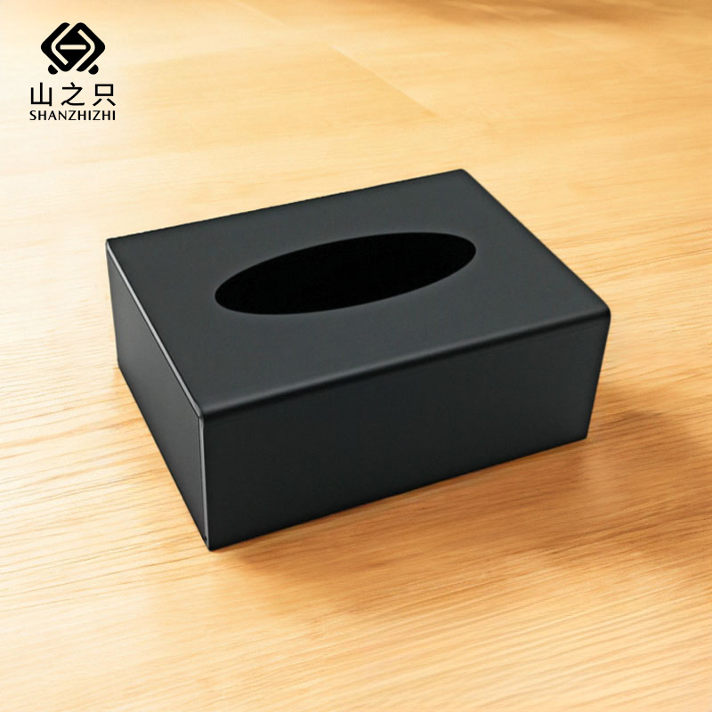 山之只 亚克力纸巾盒 15*11*7cm 个高清大图