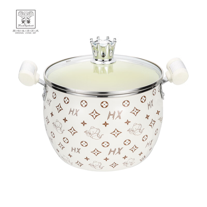 火象皇冠珐琅汤锅24cm/个高清大图