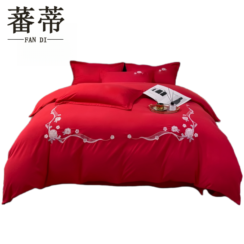 蕃蒂床品四件套1.5*2.0m套高清大图