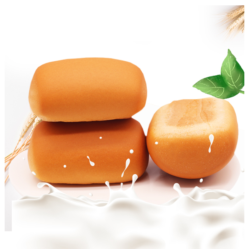 法式小面包600g整箱26个装西式早餐面包网红零食糕点点心小吃