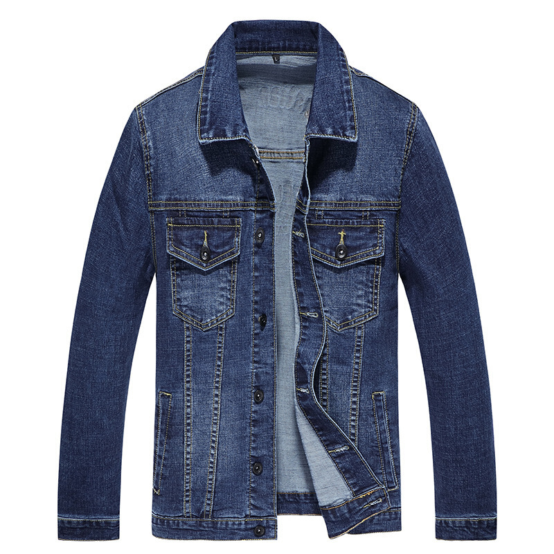 梵克公牛牛仔外套2021春季新款牛仔衣韩版潮男夹克衫修身上衣官方男装