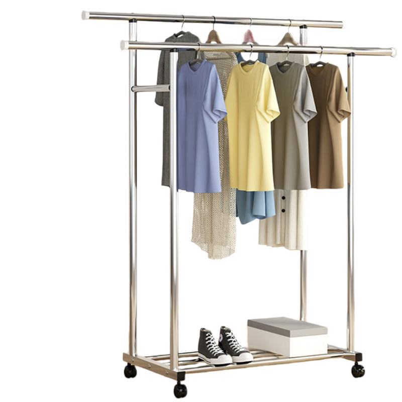 铭 思达 晾 衣 杆晾衣架晾衣架可伸缩晾衣架高清大图