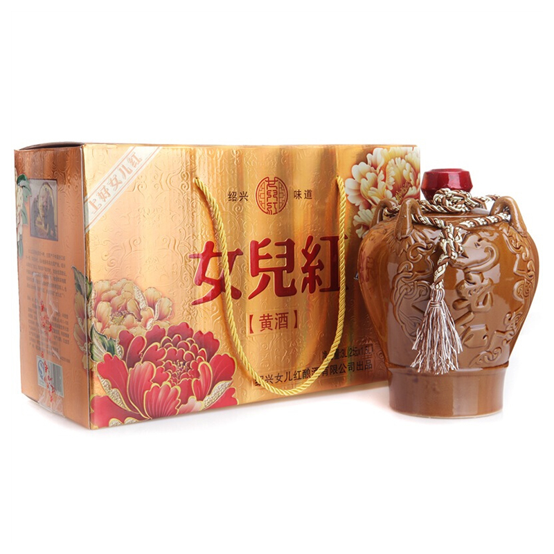 女儿红 花雕酒 半甜型1.5L*2礼盒装高清大图