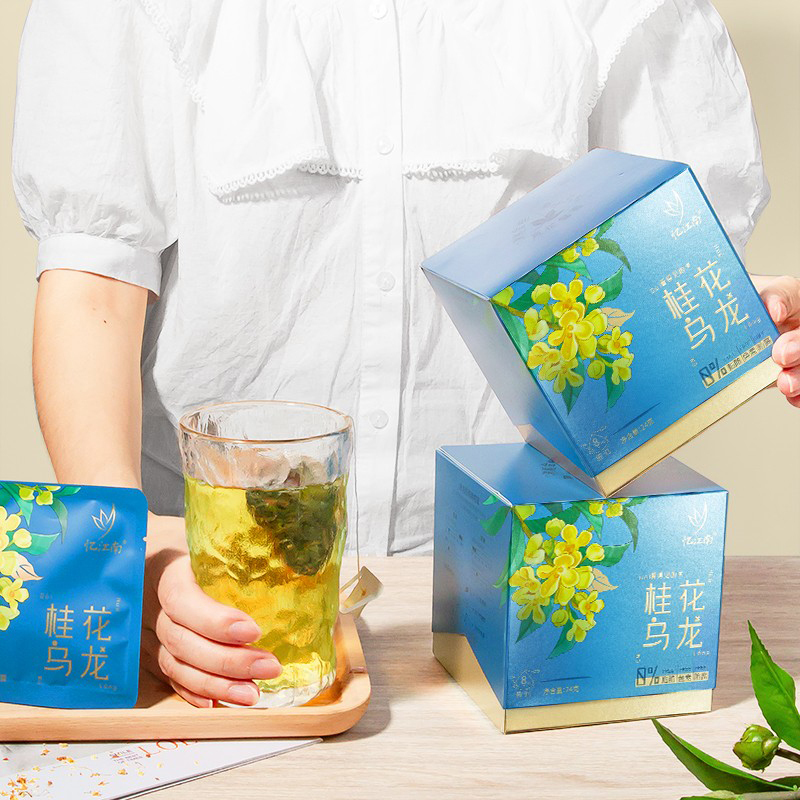 忆江南 24g 花草茶桂花乌龙茶 (盒)