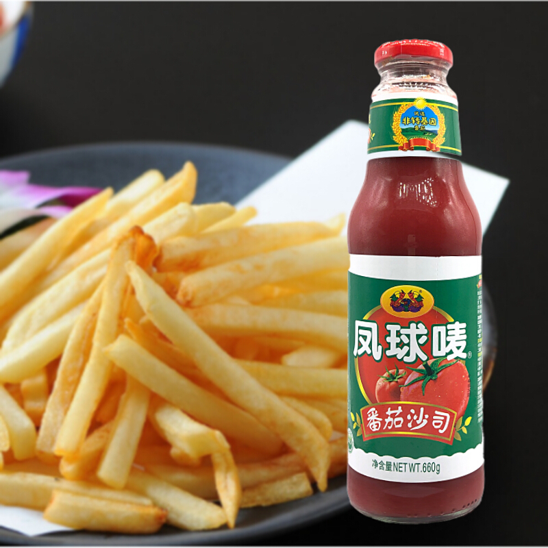 [企业集采]凤球唛番茄沙司 660g*12瓶/箱 只供南通市区集采