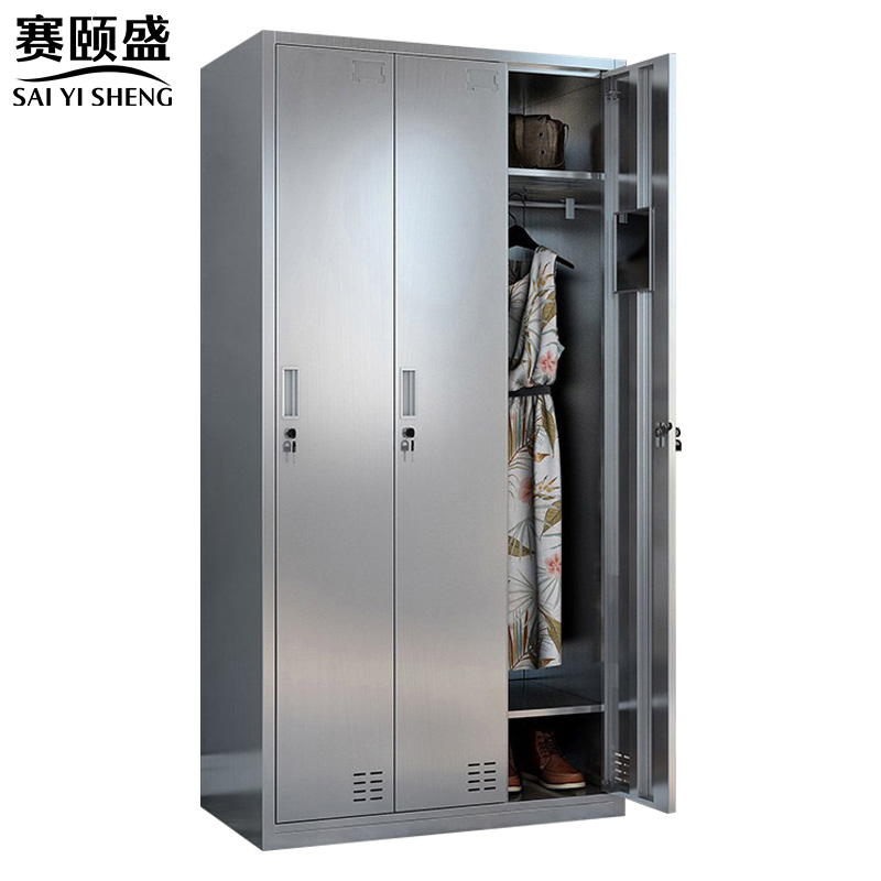 赛颐盛不锈钢更衣柜3门(304)台高清大图