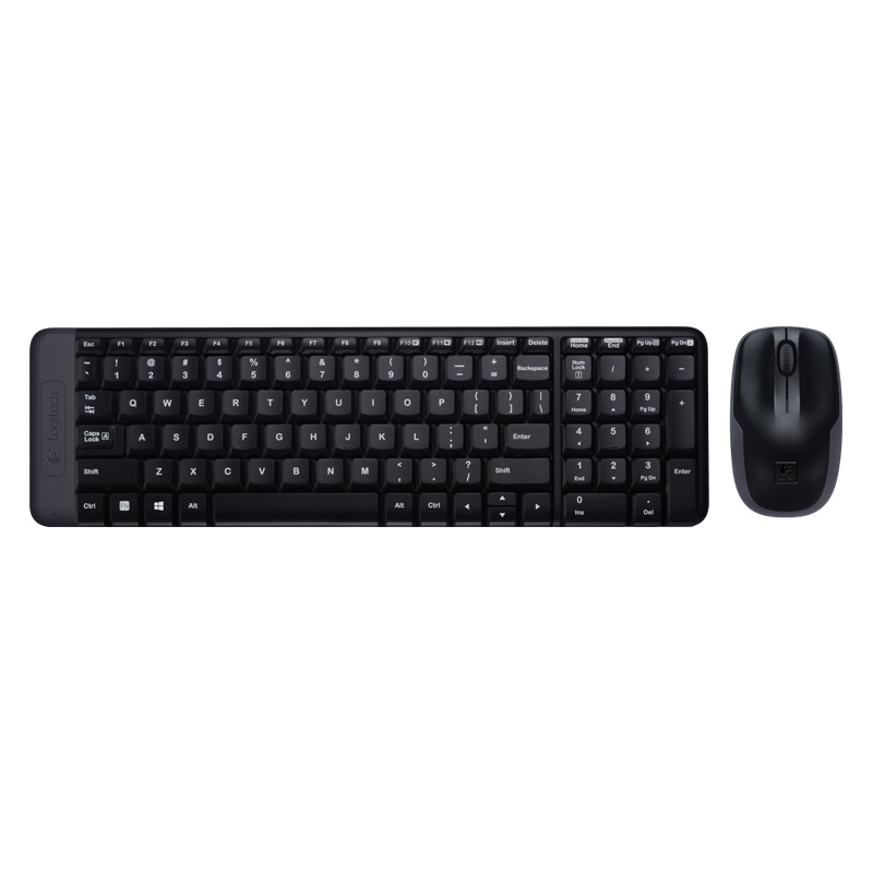 罗技(Logitech) MK220 键鼠套装 无线键鼠套装 办公键鼠套装 多媒体键鼠套装 带无线2.4G接收器