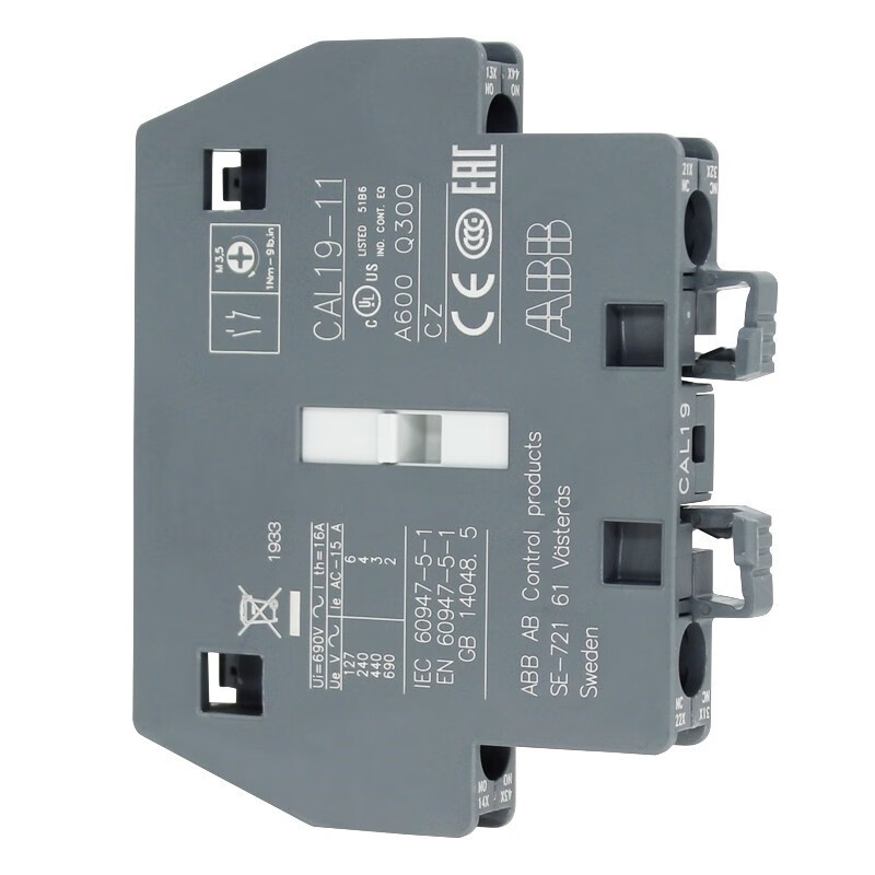 3M ABB 接触器辅助触点 CAL19-11高清大图