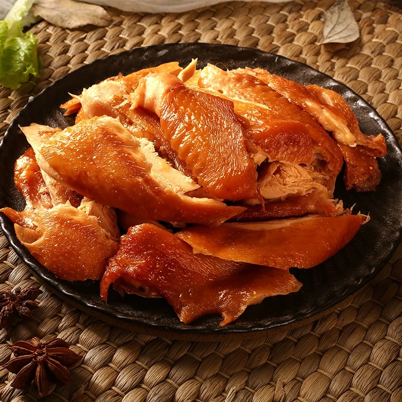 义兴张 正宗道口烧鸡卤味熟食保鲜装 2只*750g高清大图