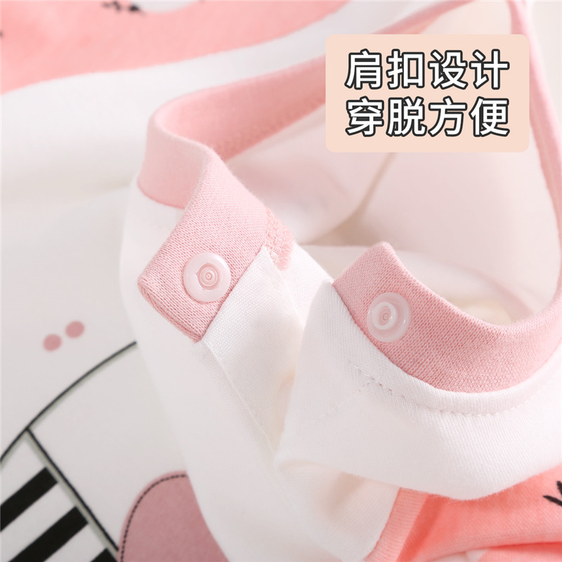 猫人秋冬纯棉女童内衣宝宝秋衣秋裤内衣套装家居服儿童睡衣套装