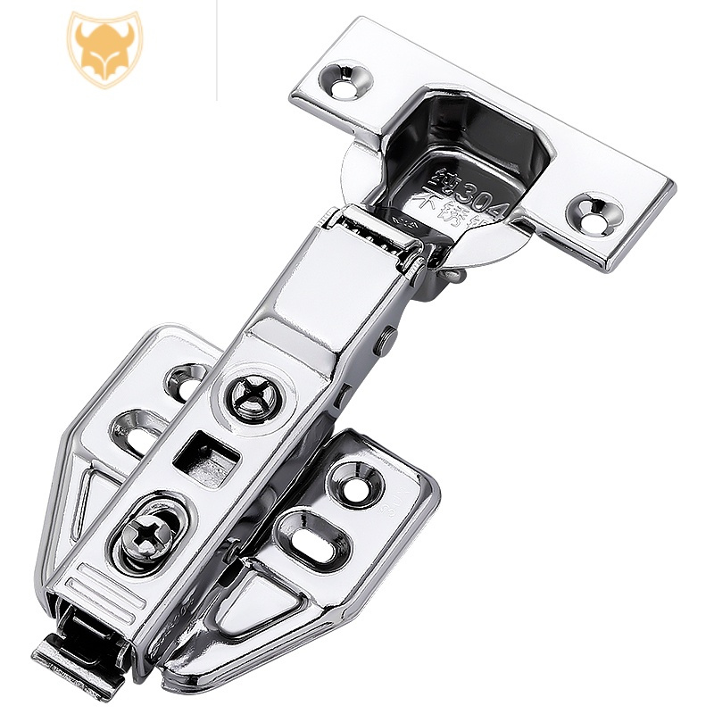 西默铰链304不锈钢飞机弹簧合页阻尼液压缓冲折叠五金橱柜门铰