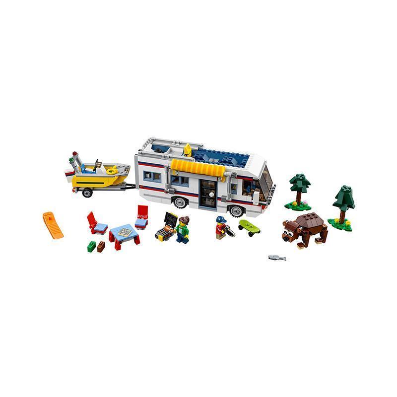 乐高(LEGO)Creator 创意百变 度假露营车 31052 792颗儿童积木塑料玩具 9-14岁 200块以上