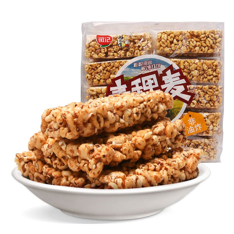 徽记膨化食品好巴食膨化食品青稞麦400g 1袋 米花酥米花糖爆米花粗粮早餐 价格图片品牌报价 苏宁易购好巴食旗舰店