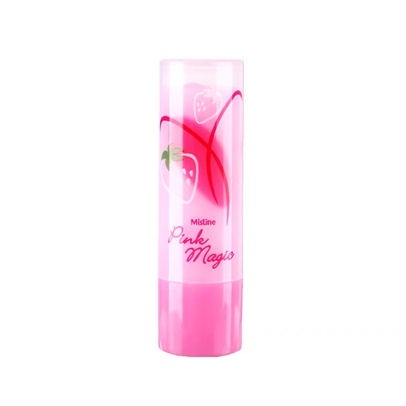 蜜丝婷Mistine泰国原装大草莓唇膏 滋润保湿补水锁水减淡唇纹3.7g高清大图