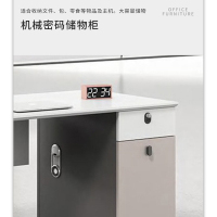 鑫金虎国标加厚E0级职员办公桌单人位电脑桌 1400*600*750mm