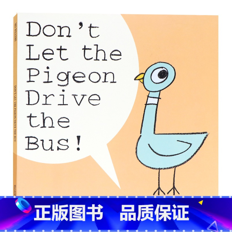 [正版]凯迪克银奖 别让鸽子开巴士平装 Don’t Let the pigeon Drive the Bus英文原版进