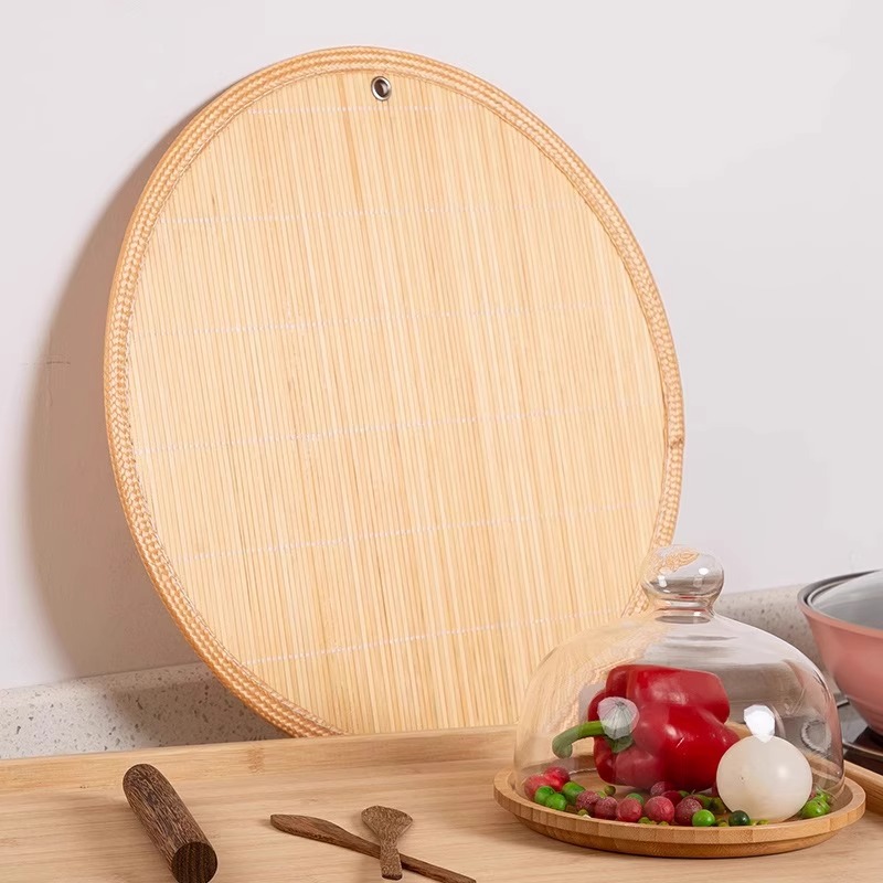 饺子托盘盖帘放饺子的帘子家用竹制水饺篦子垫子防粘盖放置盘·达人专享高清大图