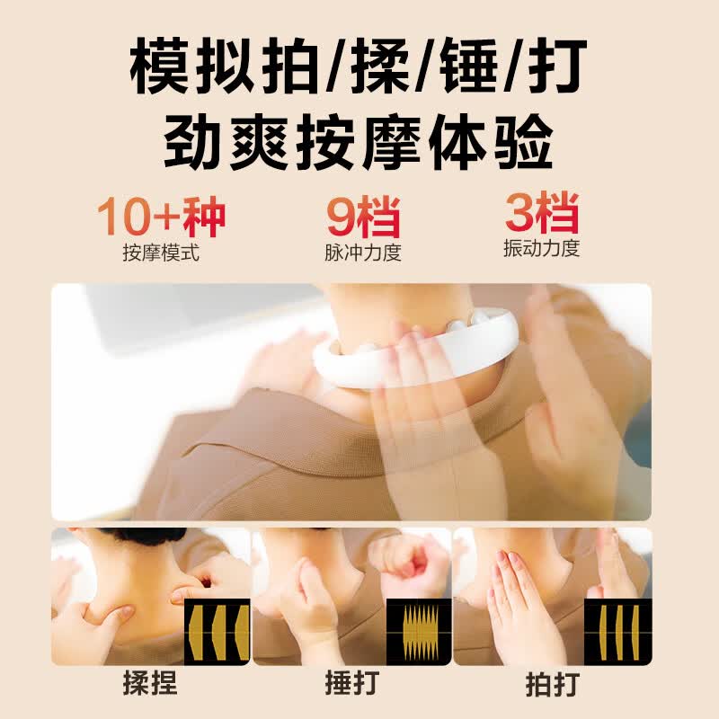 艾诗凯奇(SKG) K5系列3代 SKG颈椎按摩仪 云镜白 尊贵款 新年礼盒高清大图