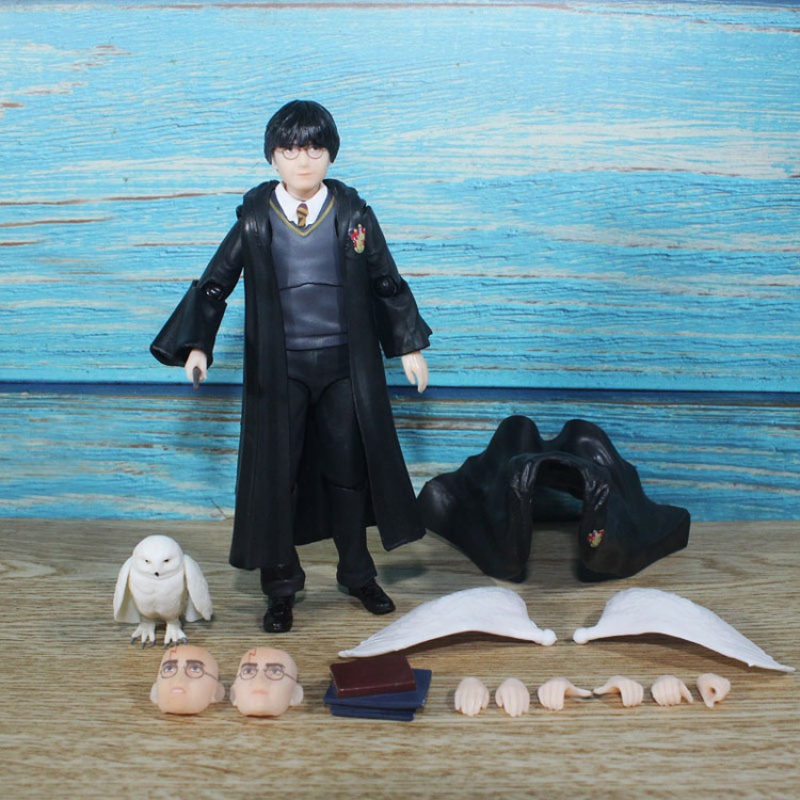 SHF哈利波特Harry Potter手办玩具模型人偶玩偶公仔Q版GSC粘土人 SHF罗恩16cm高清大图