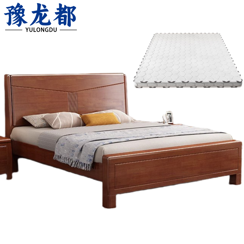 豫龙都床+床垫1.5M套