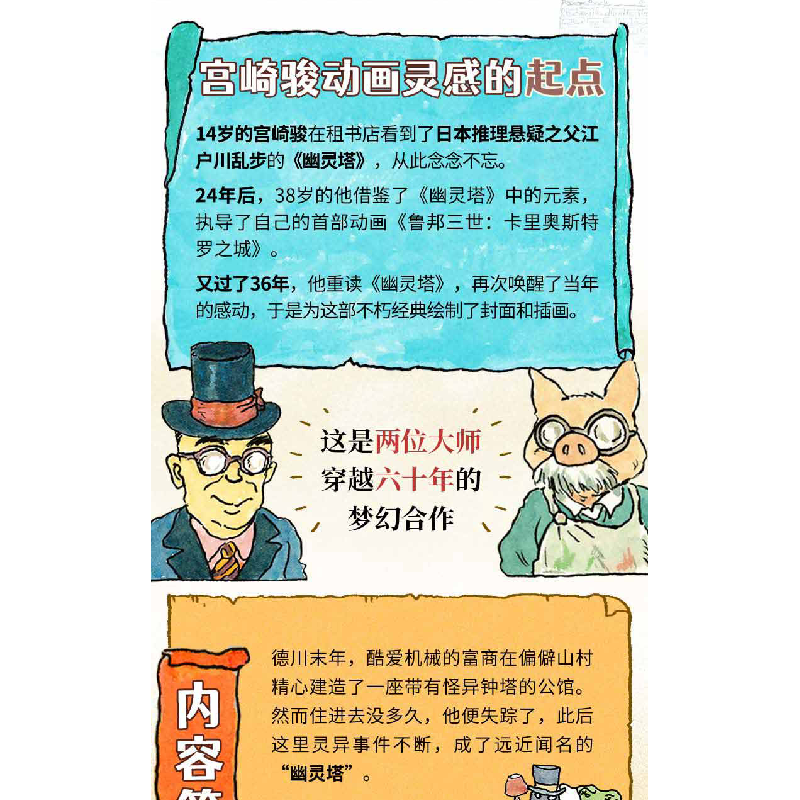 正版新书]幽灵塔[日]江户川乱步 著,[日]宫崎骏 绘9787573506高清大图
