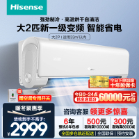 海信(Hisense)海信2匹新一级能效挂机变频冷暖空调自清洁防直吹客厅2p壁挂式KFR-50GW/K220D-A1