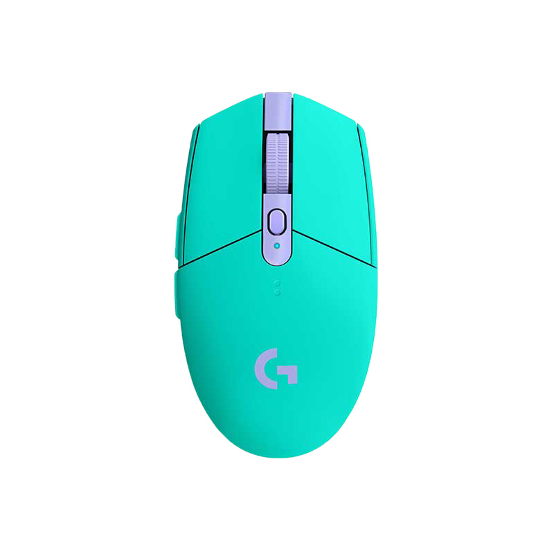 罗技(Logitech)G304电竞游戏无线鼠标USB接收台式机笔记本电脑通用正品原装便携绝地求生神器吃鸡宏APEX绿色高清大图