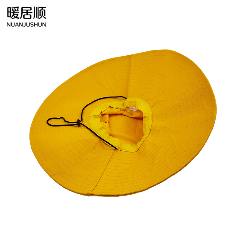 暖居顺 大帽檐纱网遮阳帽 YQ1079 顶高清大图