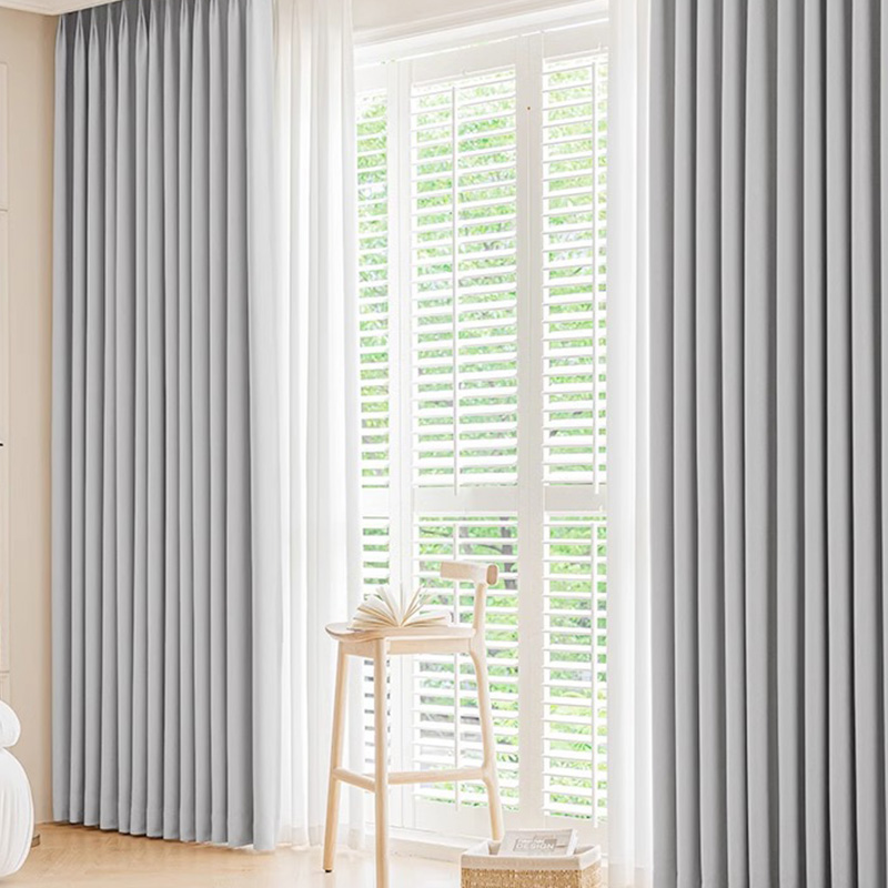 天空桥 黑金全遮光窗帘 定制 平方米高清大图