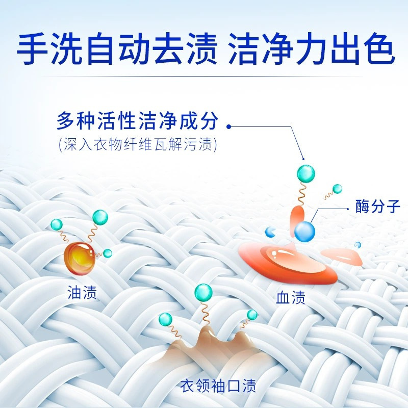 蓝月亮预涂手洗机洗双用型洗衣液去除多种污渍内衣内裤清洗不伤手风清白兰香