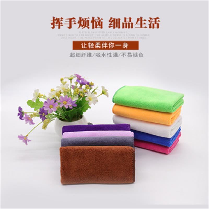 抹布百洁布擦车毛巾吸水不易掉毛厨房擦家具玻璃加厚 家务洗碗布