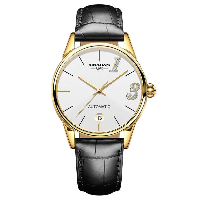 西卡丹xikadan手表男士学生13时尚潮流防水自动机械爱他一生男表日历