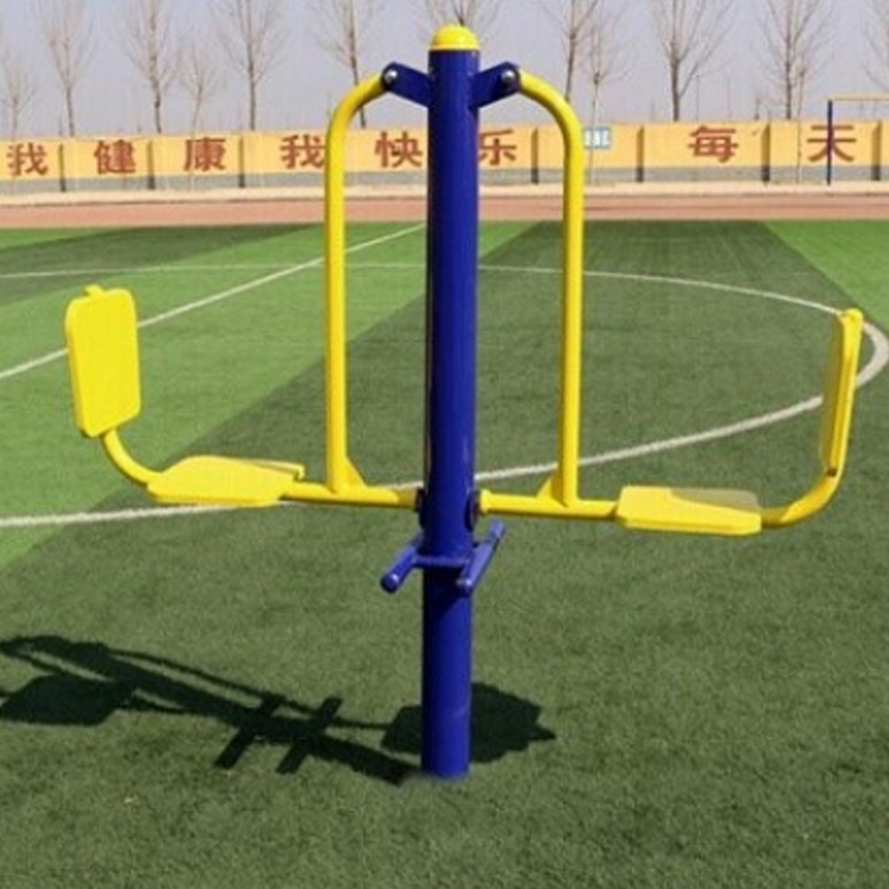 莱恩意泊客健身架健身路径yd001e室外健身器材双人坐蹬器