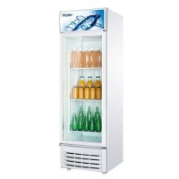 Haier 海尔 SC-242D立式冷藏展示柜 超市饮料柜 专用冰柜 冷柜 透明玻璃展示柜 饮料柜 全国联保带发票