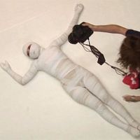 20卷 5cm*10m 万圣节弹性绷带木乃伊服装布骨折动漫COS跌打绑带道具化妆晚会款